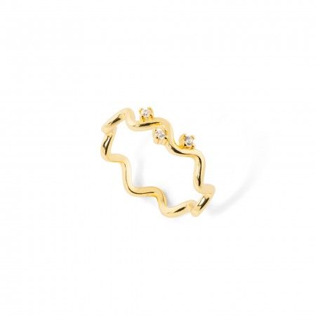 SILVER WAVE RING