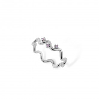 SILVER WAVE RING