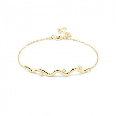 SILVER WAVE BRACELET