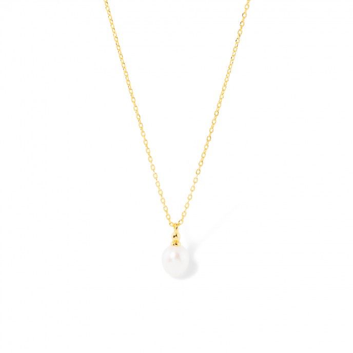 SILVER NECKLACE WITH PEARL