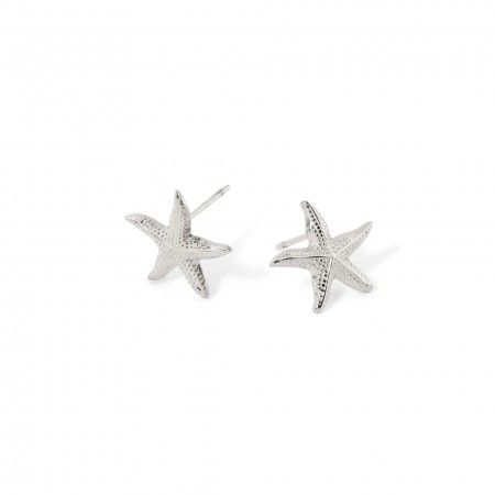 STEEL STARFISH EARRINGS