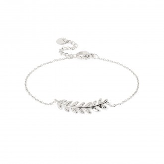 STEEL LEAVES BRACELET