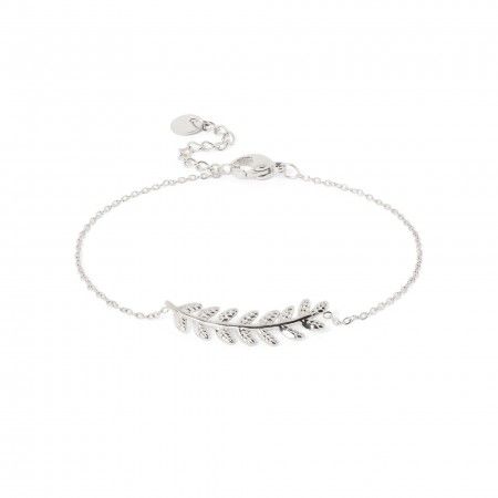 STEEL LEAVES BRACELET