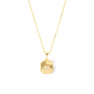 COLLAR DE PLATA CORAZ�N 