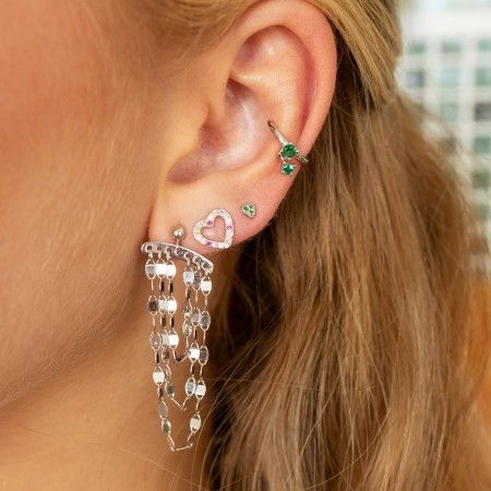 SILVER FANCY EARRINGS