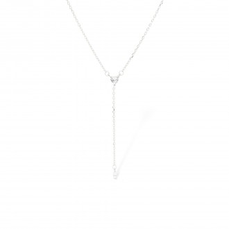 SILVER NECKLACE WITH HEART
