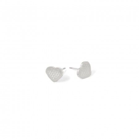 PENDIENTES DE ACERO CORAZN