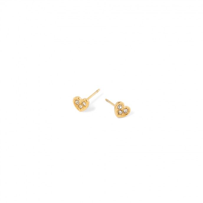 STEEL HEART EARRINGS