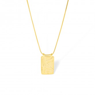 COLLAR DE PLATA HOJAS 