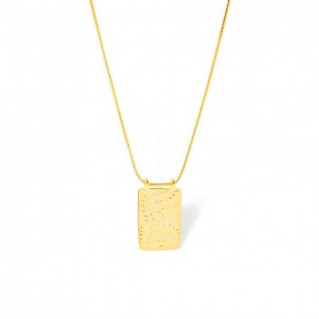 COLLAR DE PLATA HOJAS 