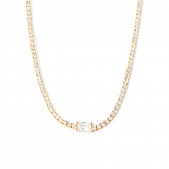 SHINY SILVER CHOKER