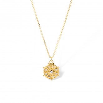 COLLAR DE PLATA BRILLANTE