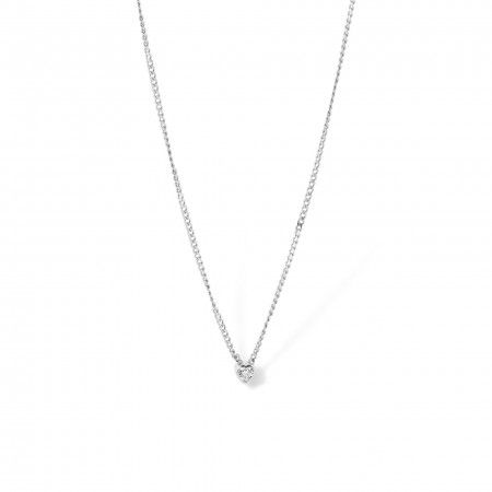 SILVER NECKLACE WITH HEART
