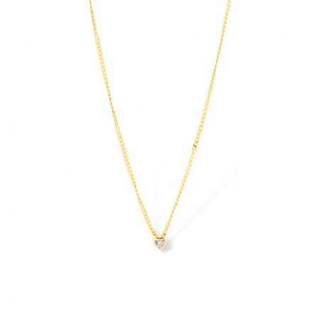 COLLAR DE PLATA CORAZN 