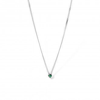 COLLAR DE PLATA CORAZ�N 