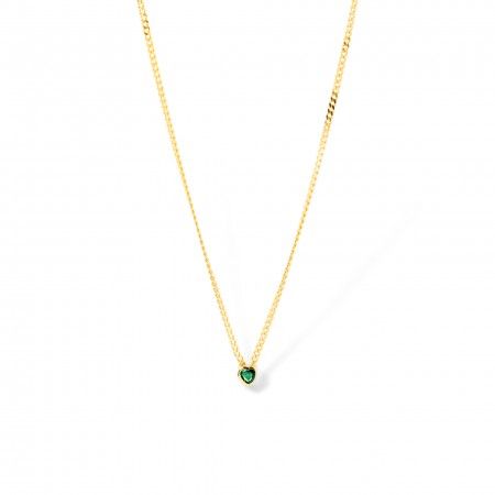 SILVER NECKLACE WITH HEART