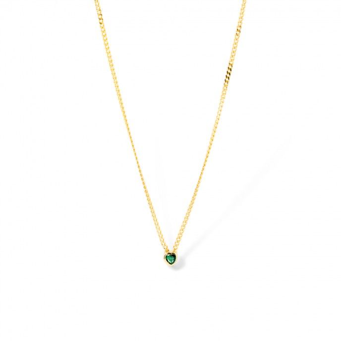 SILVER NECKLACE WITH HEART