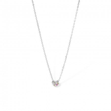 SILVER NECKLACE WITH HEART