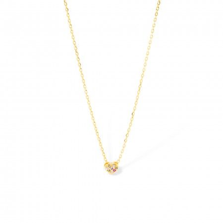 COLLAR DE PLATA CORAZN 