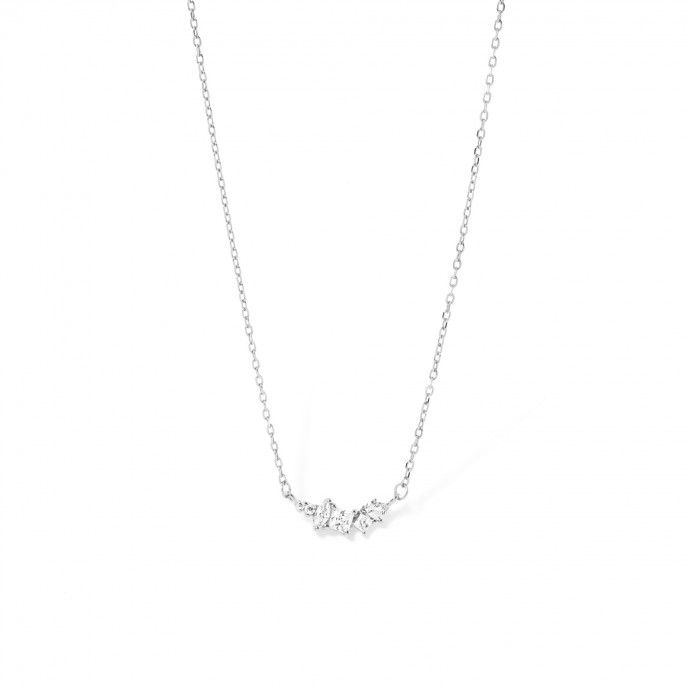 COLLAR DE PLATA BRILLANTE