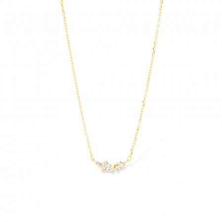 COLLAR DE PLATA BRILLANTE COLLAR DE PLATA BRILLANTE