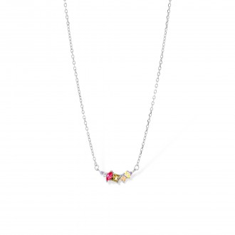 COLLAR DE PLATA BRILLANTE