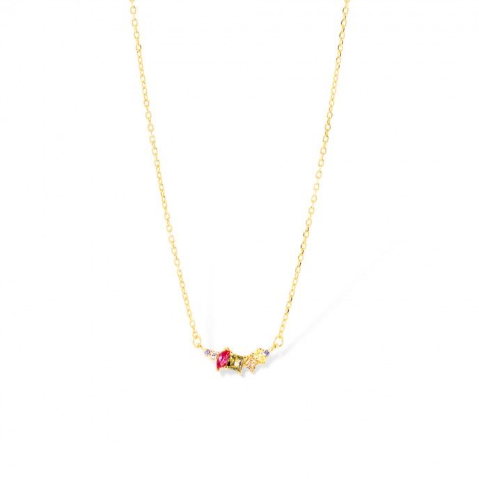 COLLAR DE PLATA BRILLANTE