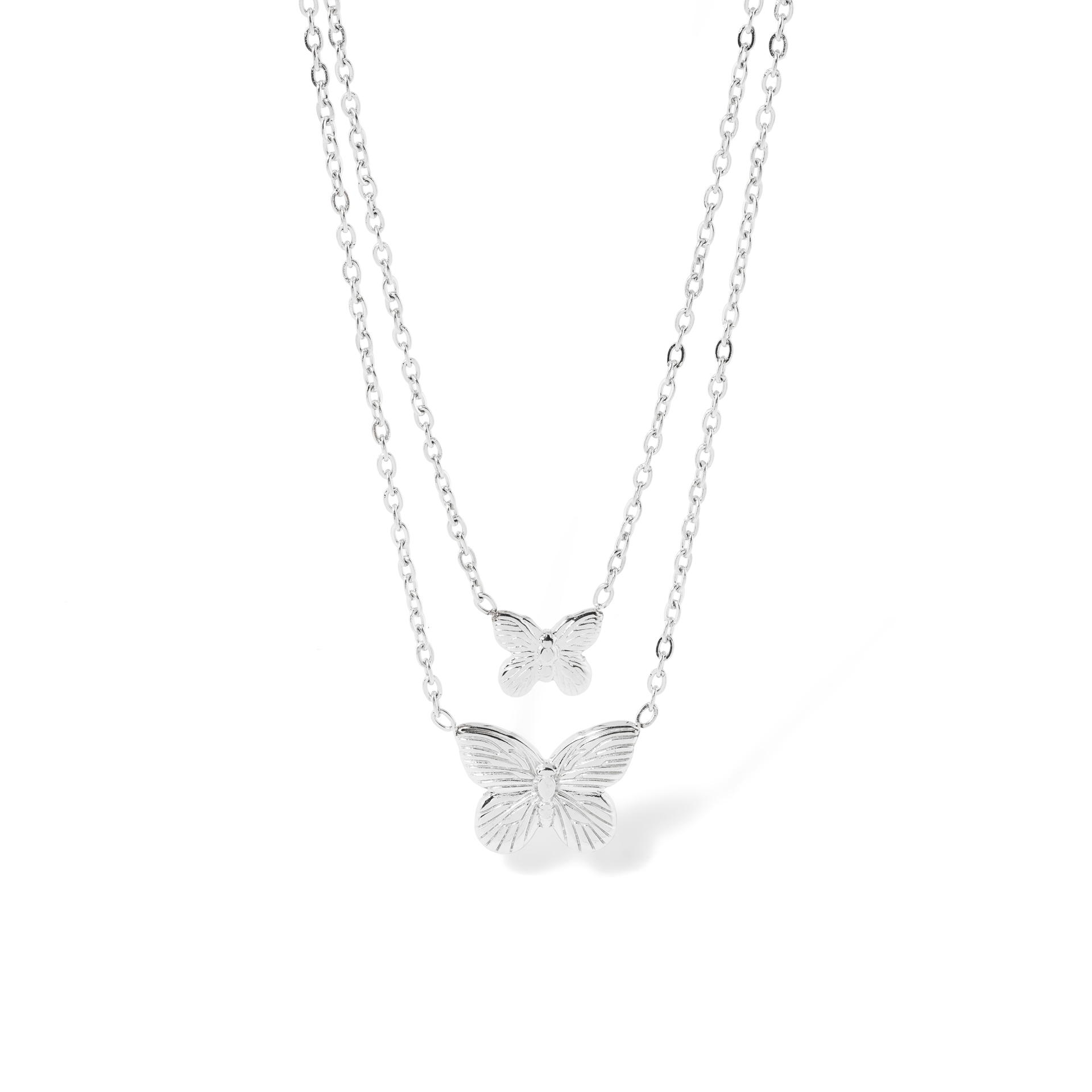 COLAR AÇO BORBOLETAS