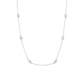 COLLAR DE PLATA BRILLANTE
