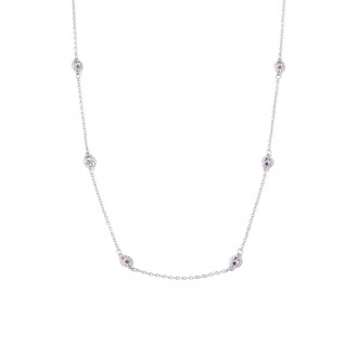 COLLAR DE PLATA BRILLANTE
