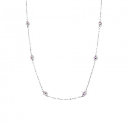 COLLAR DE PLATA BRILLANTE