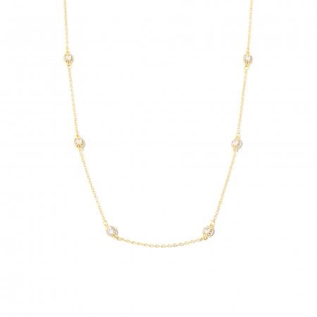 COLLAR DE PLATA BRILLANTE