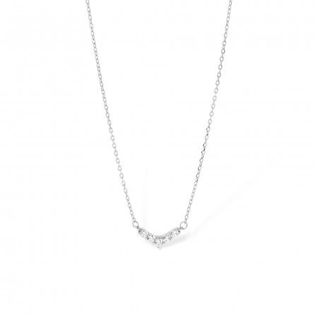 COLLAR DE PLATA BRILLANTE