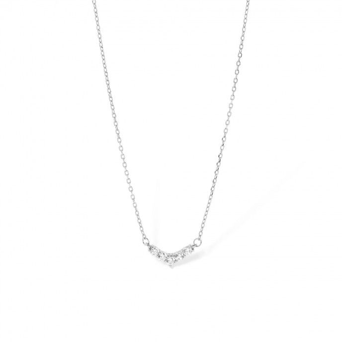 SHINY SILVER NECKLACE