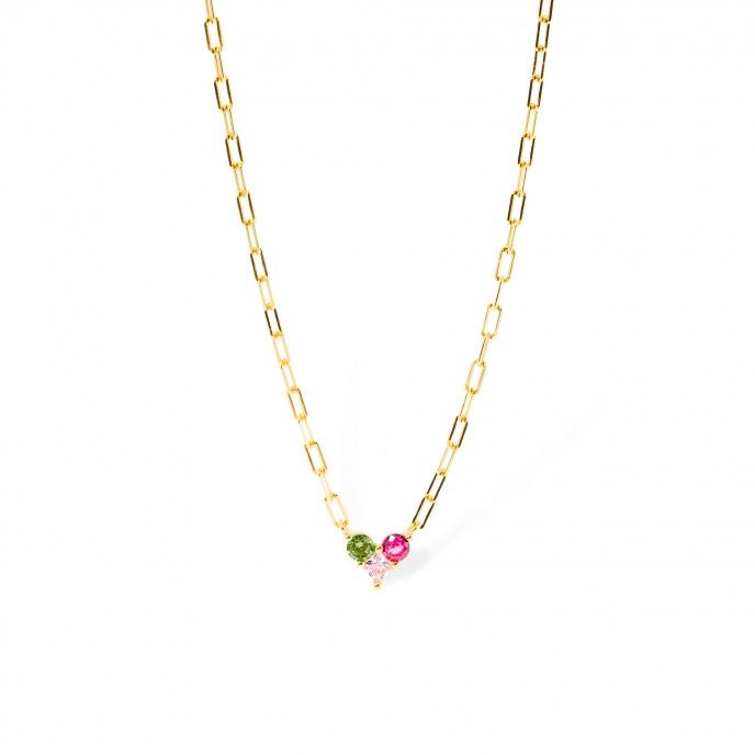 SILVER NECKLACE WITH HEART