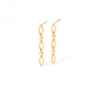 SILVER SHINY EARRINGS