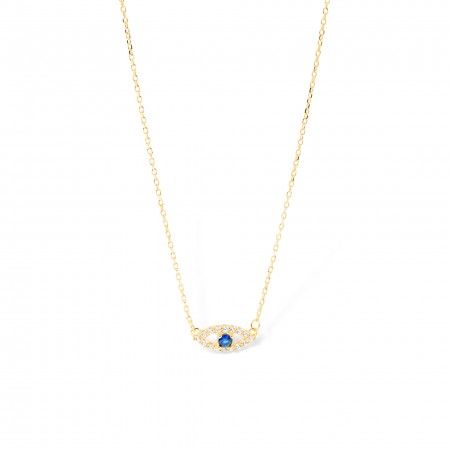 SILVER NECKLACE WITH EYE