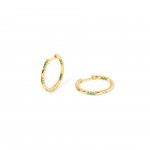Gold Plated Silver - Green