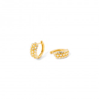 SILVER SHINY HOOPS