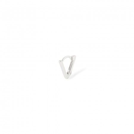 SILVER TRIANGLE HOOP SILVER TRIANGLE HOOP