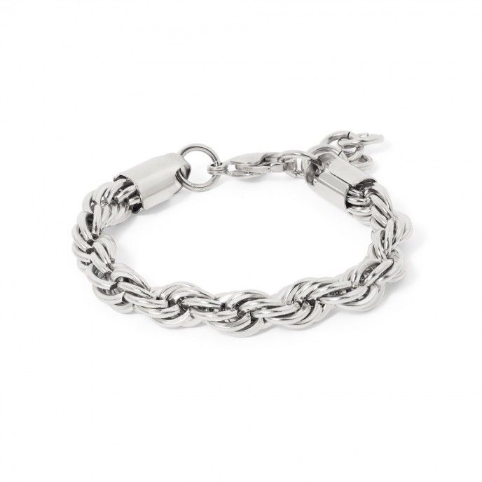 PULSERA DE ACERO RETORCIDA
