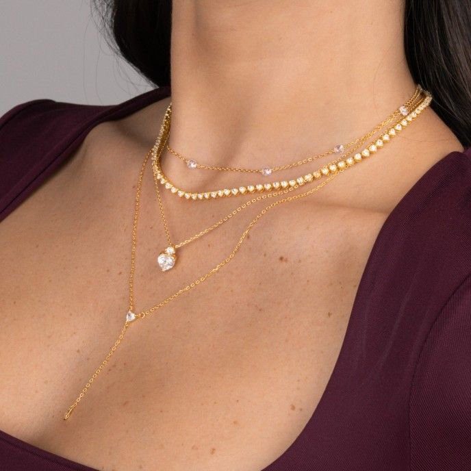 SHINY SILVER CHOKER
