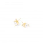 Gold Plated Silver - Zircon