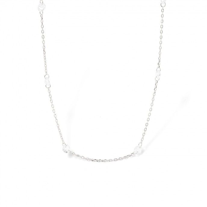 SHINY SILVER CHOKER
