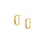 Silver with 18k Gold Plating - green