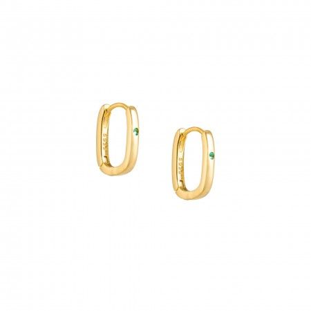 GEOMETRIC SILVER HOOPS
