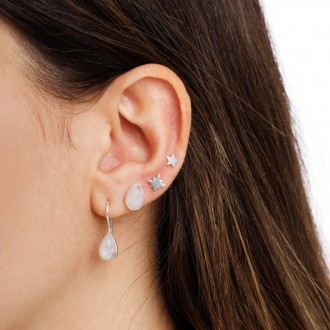 SILVER DROP EARRINGS