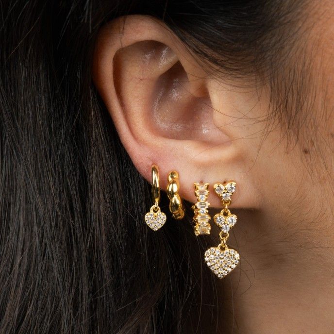 PENDIENTES CORAZONES