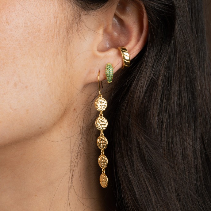 SILVER TWISTED EAR CUFF