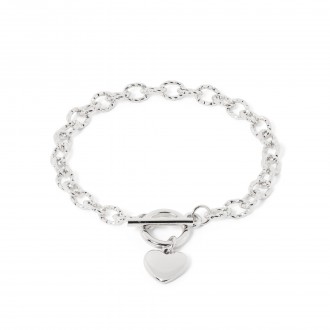 PULSERA CORAZ�N DE ACERO